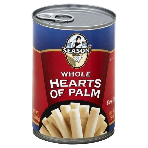 slide 1 of 2, Season Brand Whole Hearts Of Palm, 15 oz