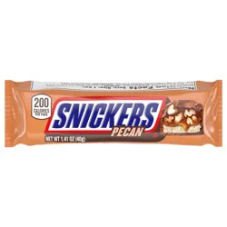 SNICKERS Pecan Milk Chocolate Candy, 1.41 Oz Bar