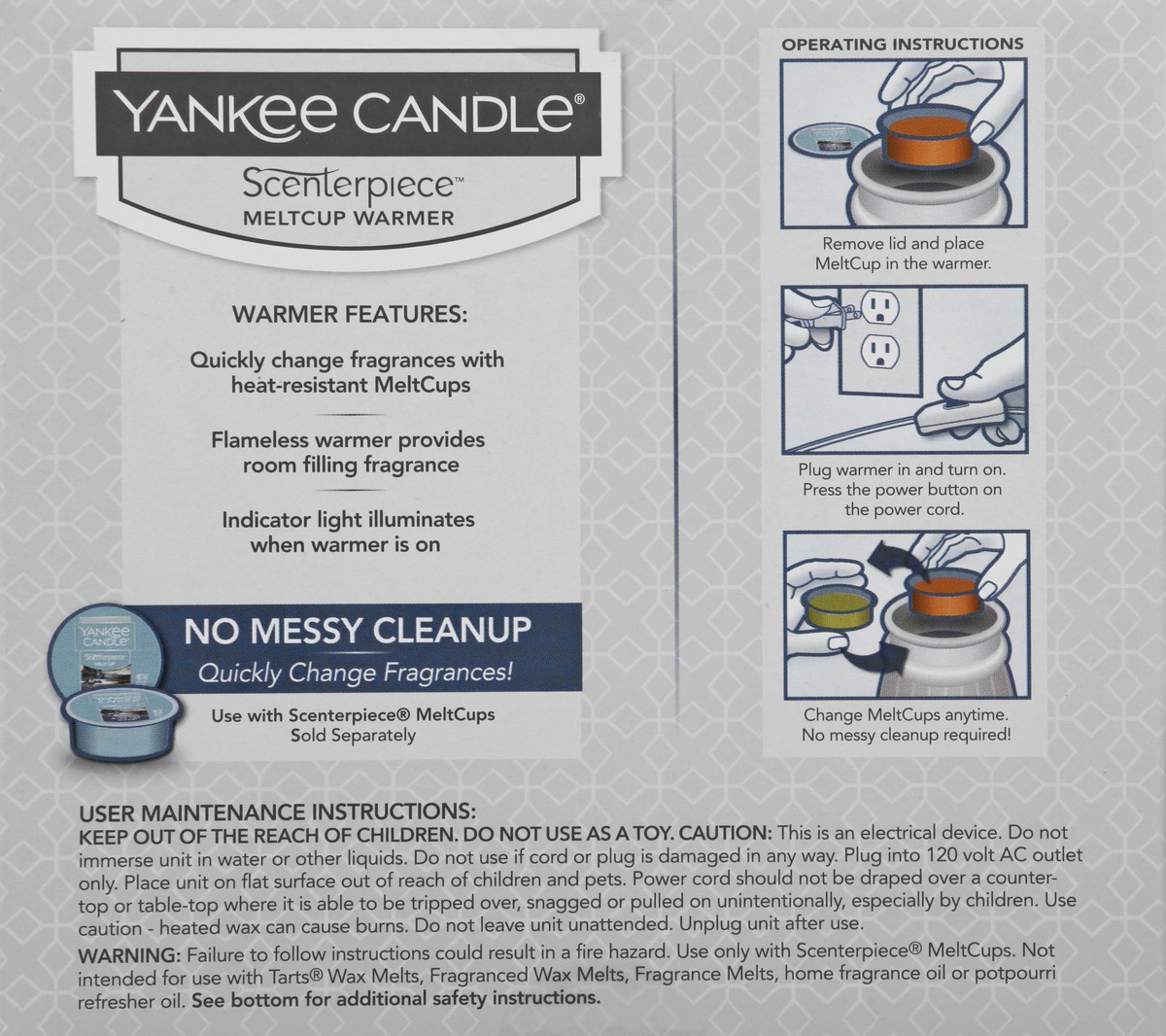 slide 5 of 9, Yankee Candle Meltcup Warmer 1 ea, 1 ct