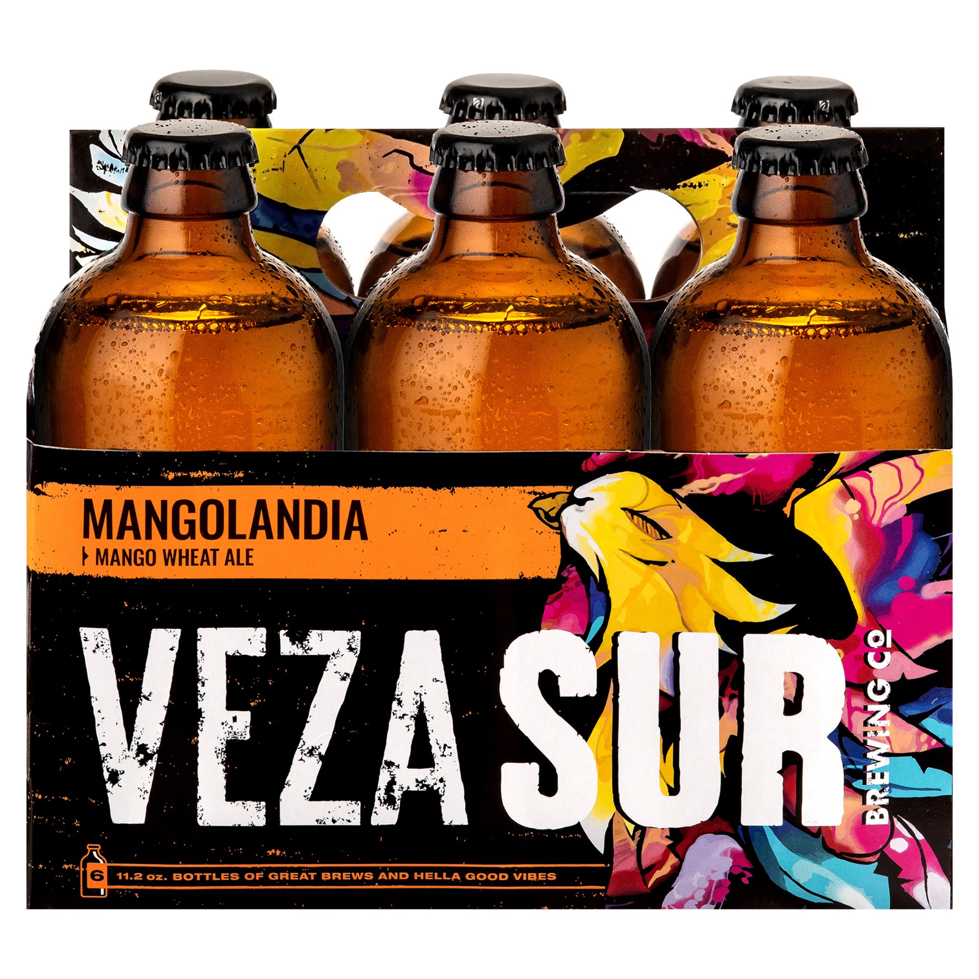 slide 2 of 3, Veza Sur Brewing Co. Mangolandia Mango Blonde Ale, 6 Pack 11.2 fl. oz. Bottles, 6 ct