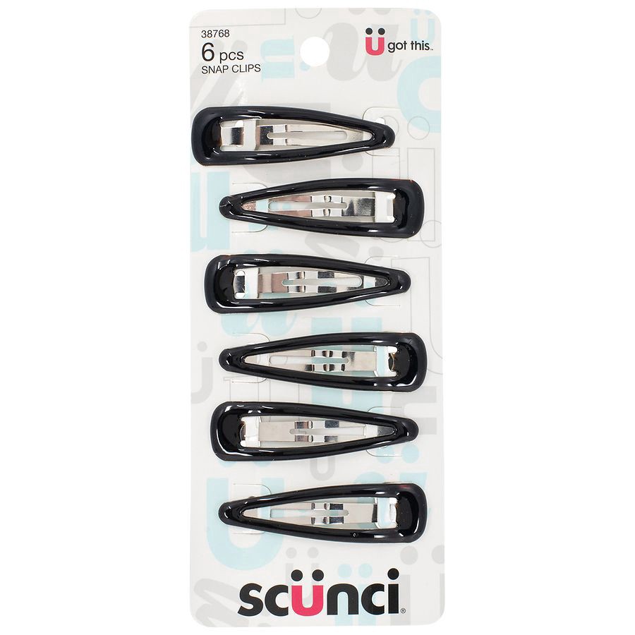slide 3 of 5, scünci Scunci Effortless Beauty Clippies, 6 ct