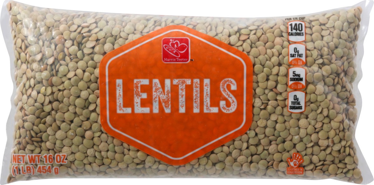 slide 9 of 10, Harris Teeter Dry Hearty Lentil Beans, 16 oz