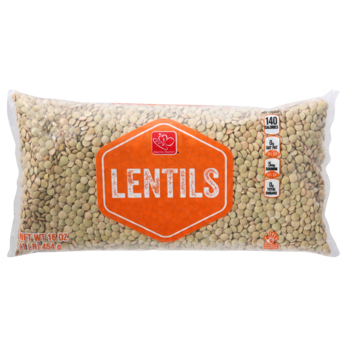 slide 1 of 10, Harris Teeter Dry Hearty Lentil Beans, 16 oz