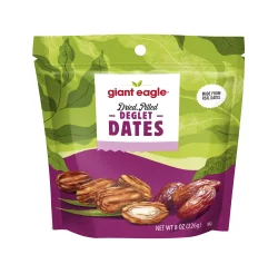 Giant Eagle Dates, Deglet, Pitted