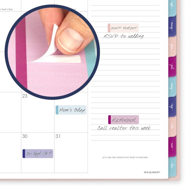 slide 8 of 10, AT-A-GLANCE® Harmony Weekly Monthly Planners, Large, 1 ct