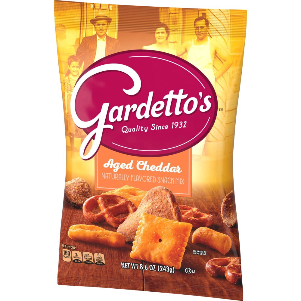 slide 3 of 3, Gardetto's Aged Cheddar Naturally Flavored Snack Mix, 8.6 oz