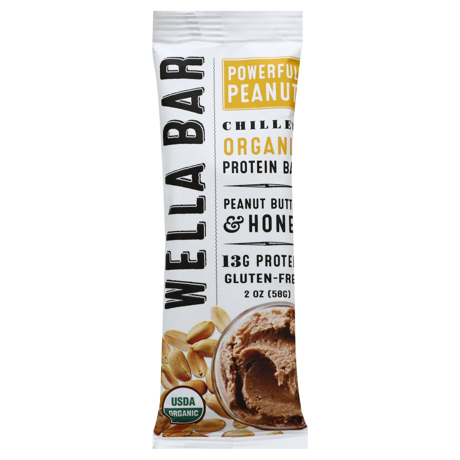 slide 1 of 5, Wella Powerful Peanut Butter & Honey Protein Bars, 2 oz