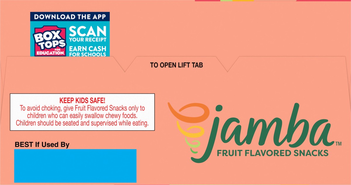 slide 12 of 13, Jamba Fruit Flavored Snacks, Strawberry Surf Rider, Smoothie Inspired Flavors, Gluten Free Snack, 16.8 oz (14 Pouches), 14 ct