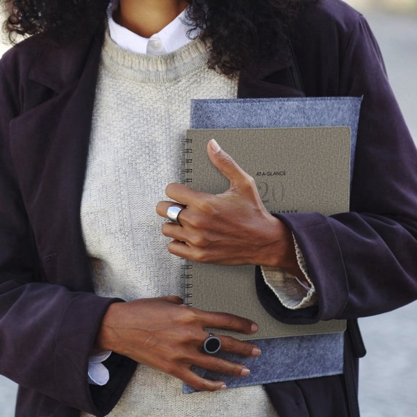 slide 6 of 10, AT-A-GLANCE® Signature 2026 Weekly Monthly Planner, Gray, Large, 8 1/2"" x 11"", 1 ct