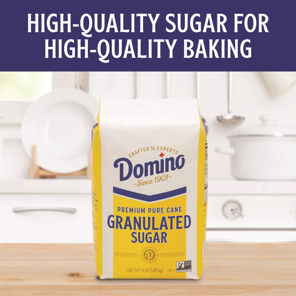 slide 2 of 16, Domino® granulated sugar, 4 lb