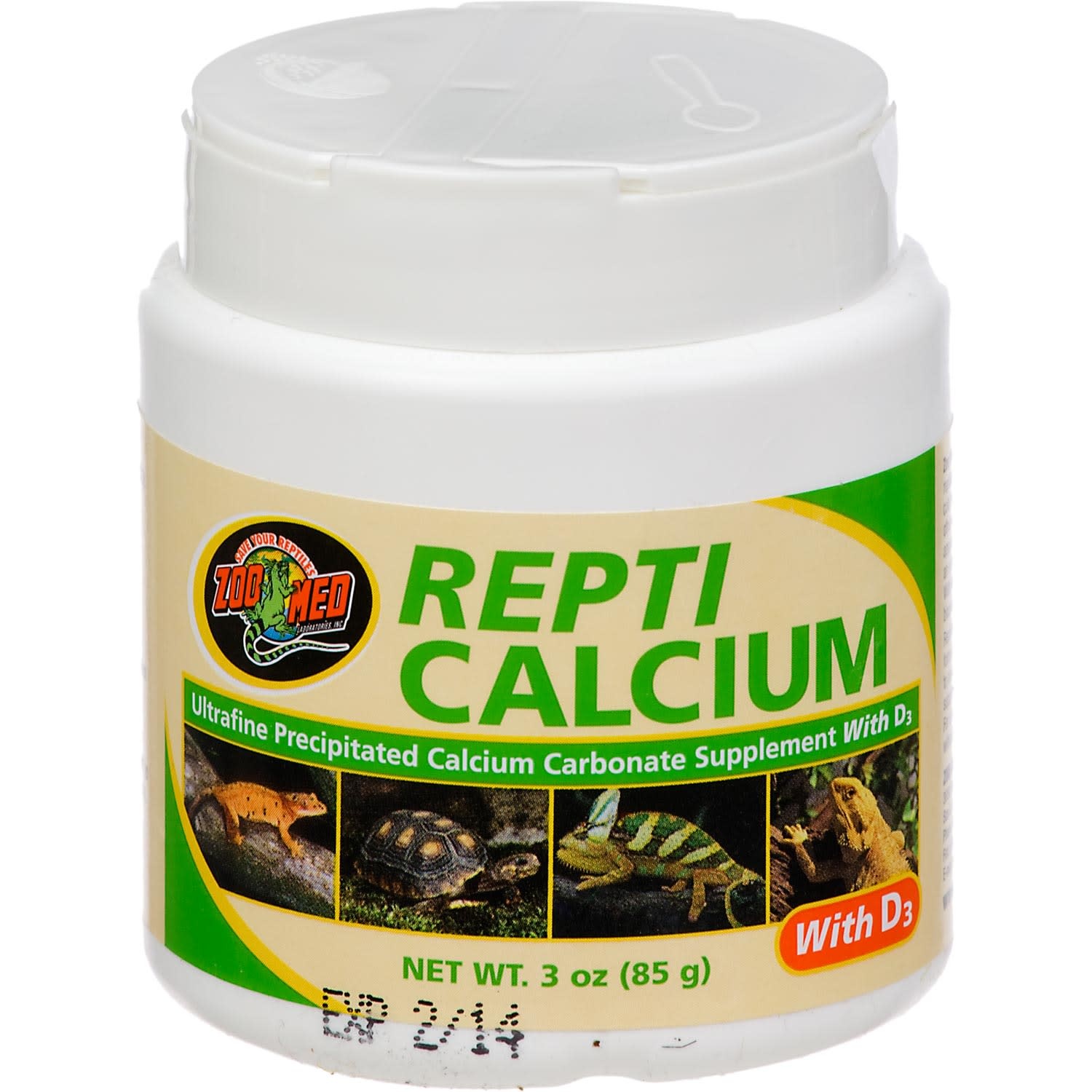 slide 1 of 1, Zoo Med Repti Calcium with D3 Reptile Supplement - 3 oz, 3 oz