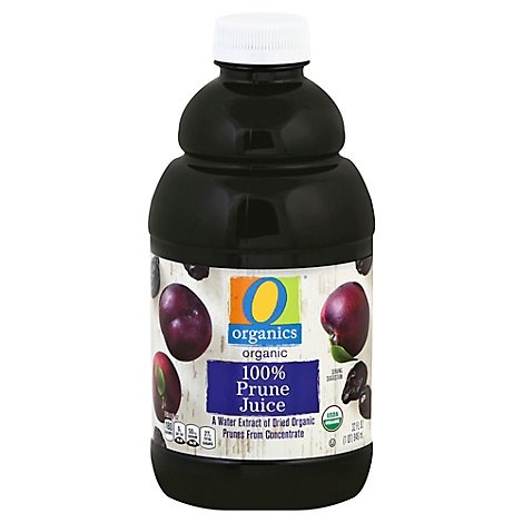 slide 1 of 1, O Organics 100% Juice Prune, 32 fl oz