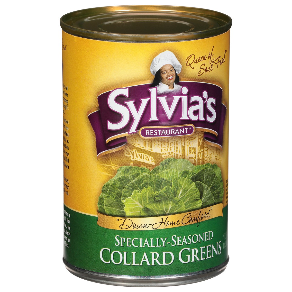 slide 8 of 9, Sylvia's Sylvias Collard Greens Spec Seasoned, 14.5 oz