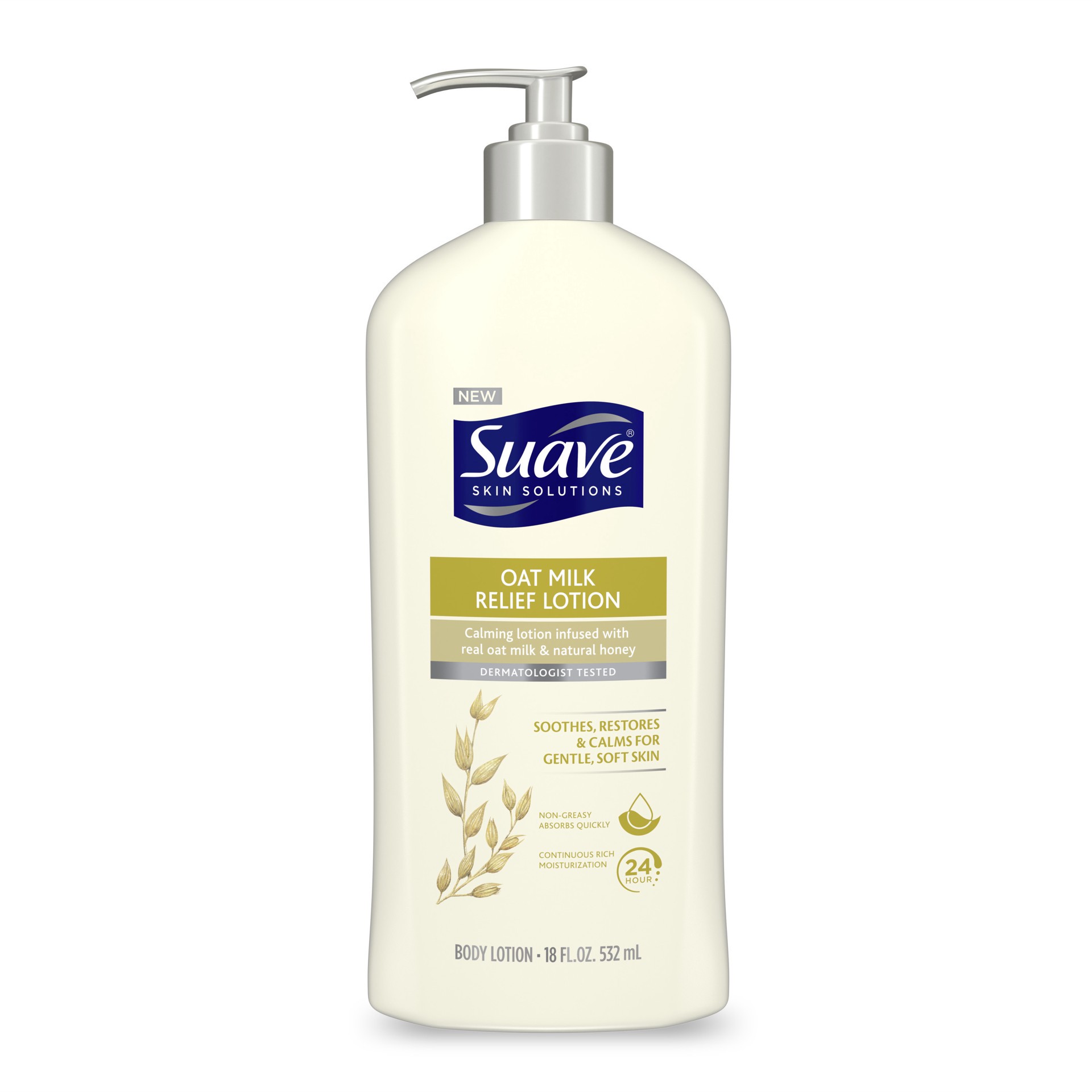 slide 1 of 3, Suave Milk & Honey Skin Solutions Lotion, 18 oz