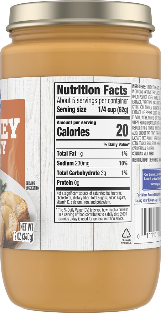 slide 4 of 4, Kroger Turkey Gravy, 12 oz