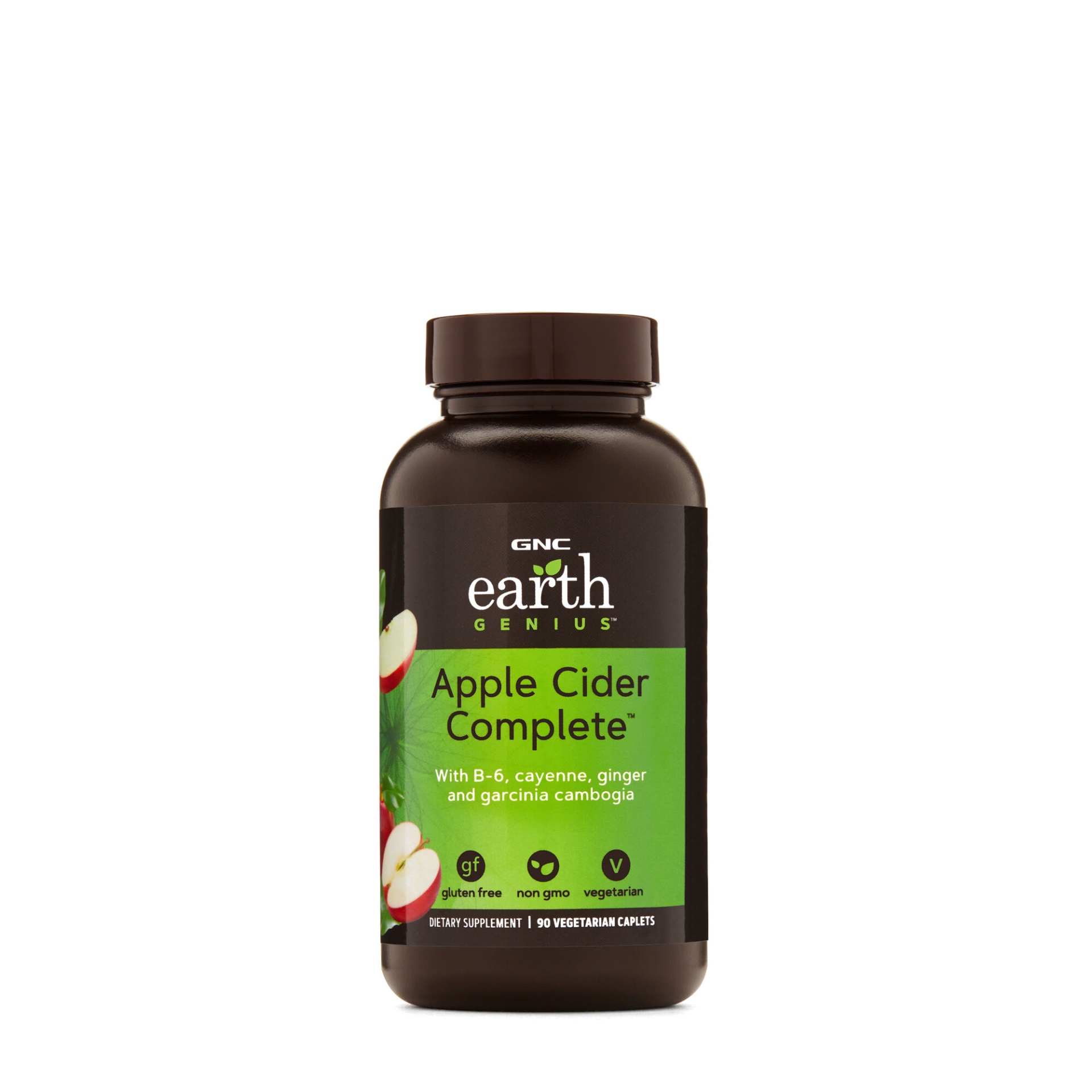 slide 1 of 1, GNC Earth Genius Apple Cider Complete, 90 ct