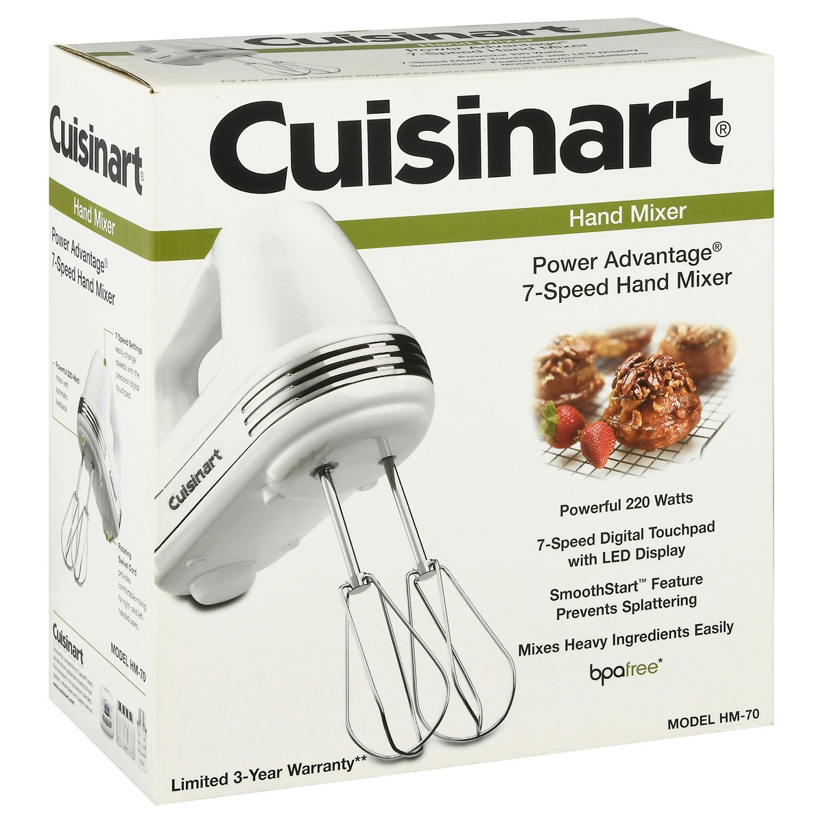 slide 2 of 9, Cuisinart 7-Speed Power Advantage Hand Mixer 1 ea, 1 ct