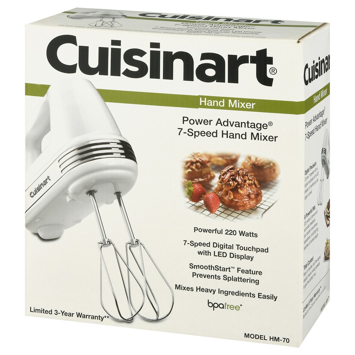 slide 3 of 9, Cuisinart 7-Speed Power Advantage Hand Mixer 1 ea, 1 ct