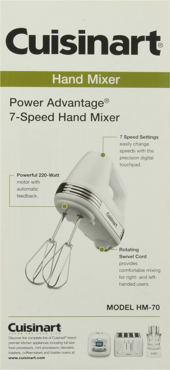 slide 7 of 9, Cuisinart 7-Speed Power Advantage Hand Mixer 1 ea, 1 ct