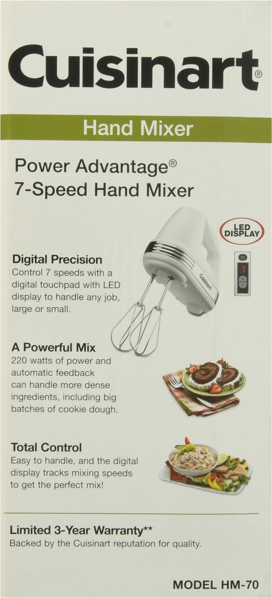 slide 8 of 9, Cuisinart 7-Speed Power Advantage Hand Mixer 1 ea, 1 ct