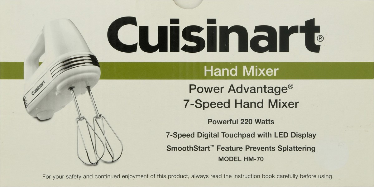 slide 9 of 9, Cuisinart 7-Speed Power Advantage Hand Mixer 1 ea, 1 ct