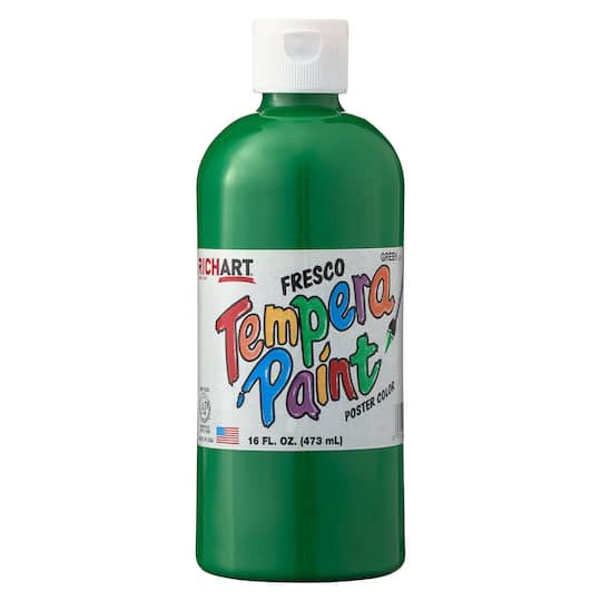 slide 1 of 3, Darice Rich Art Tempera Liquid Paint Green, 16 oz