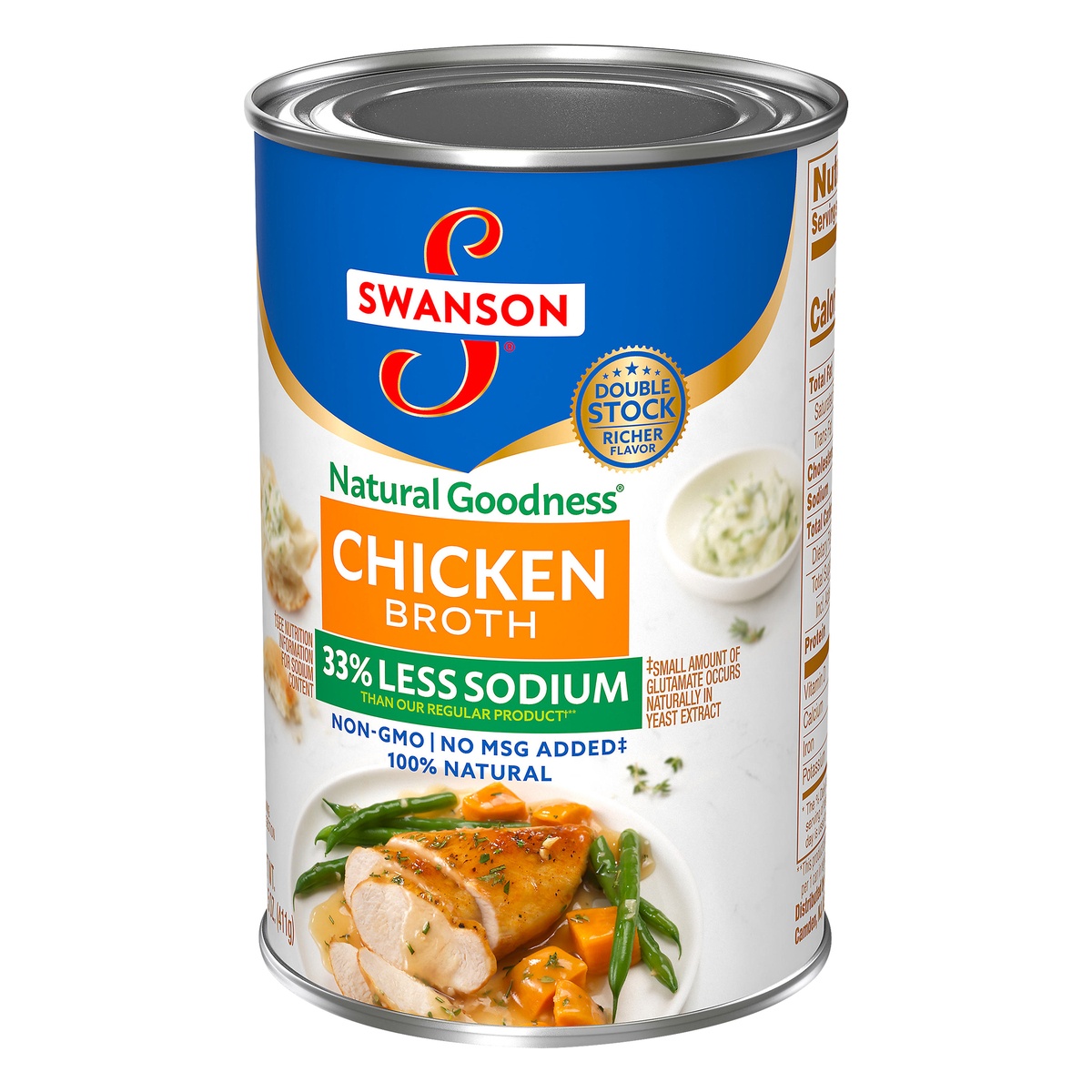 slide 3 of 10, Swanson Natural Goodness 100% Natural Low Sodium Chicken Broth, 14.5 oz