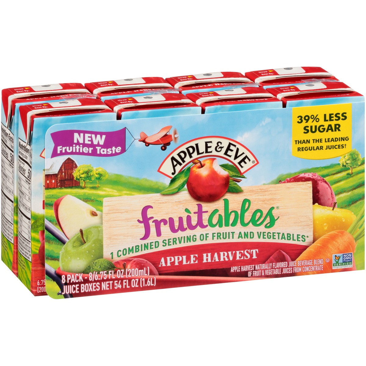 slide 11 of 14, Apple & Eve Harvest Fruitable Harvest 66% - 54 fl oz, 54 fl oz