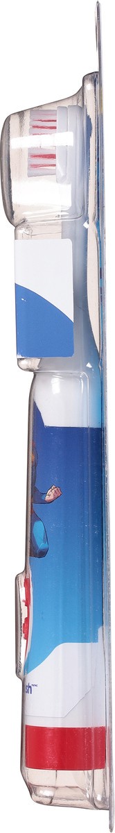 slide 4 of 11, Spinbrush Superman Battery Powered Electric Toothbrush for Children Ages 3+ with AA Battery, Soft Head Bristles, 1 ct