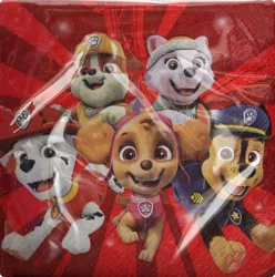 Unique Nickelodeon Paw Patrol Napkins 16 ea