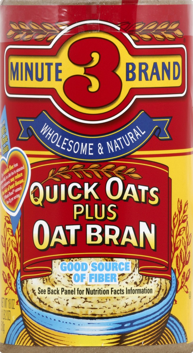 slide 2 of 2, 3 Minute Brand Quick Oats 18 oz, 18 oz