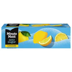 Minute Maid Zero Sugar Lemonade Fridge Pack Cans, 12 fl oz, 12 Pack