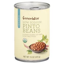 Publix GreenWise GreenWise Organic Low Sodium Pinto Beans