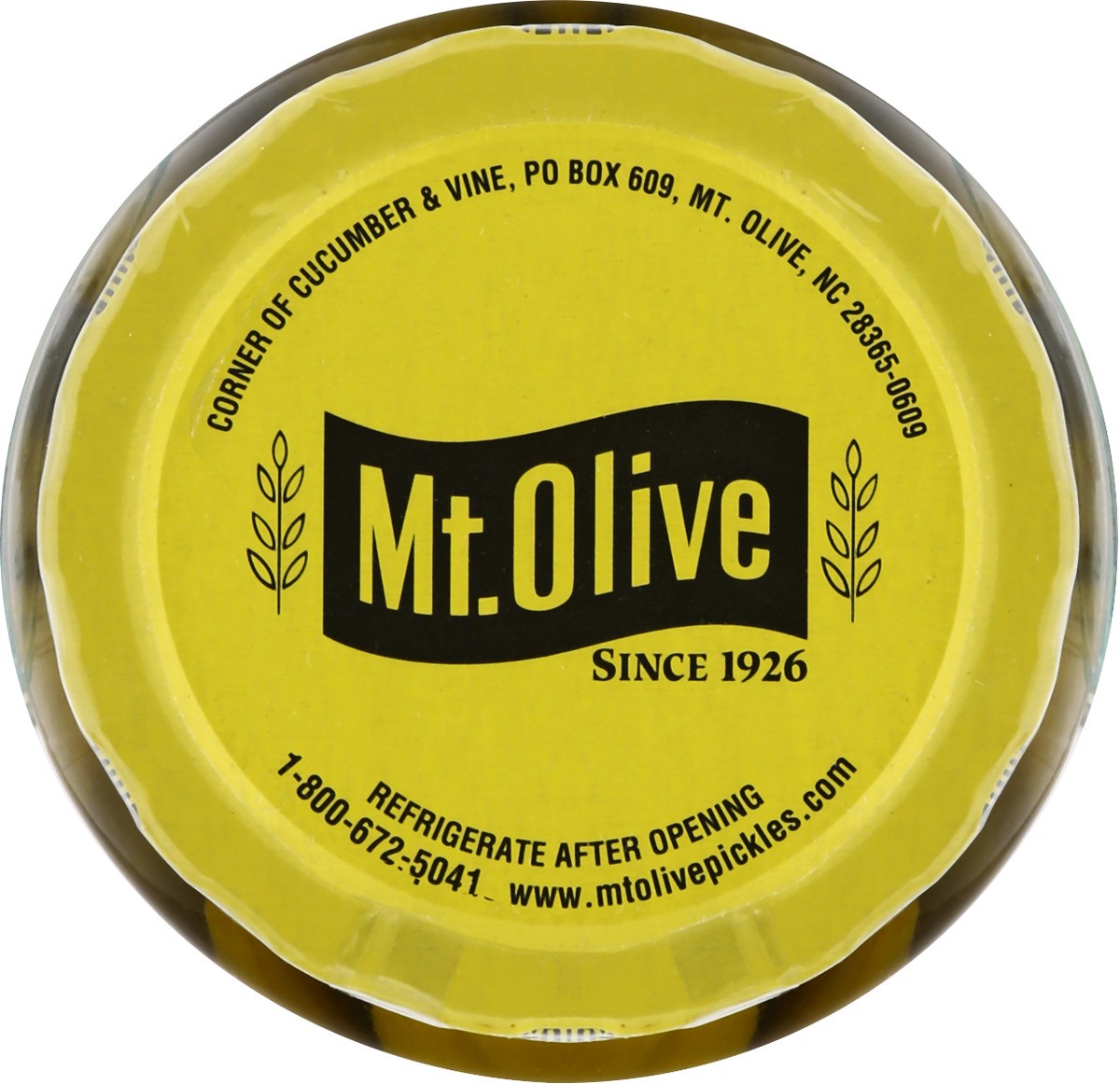 slide 3 of 10, Mt. Olive Hot Okra, 16 oz