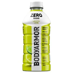 BODYARMOR Zero Sugar Lemon Lime Electrolyte Sports Drink, 28 fl oz Bottle
