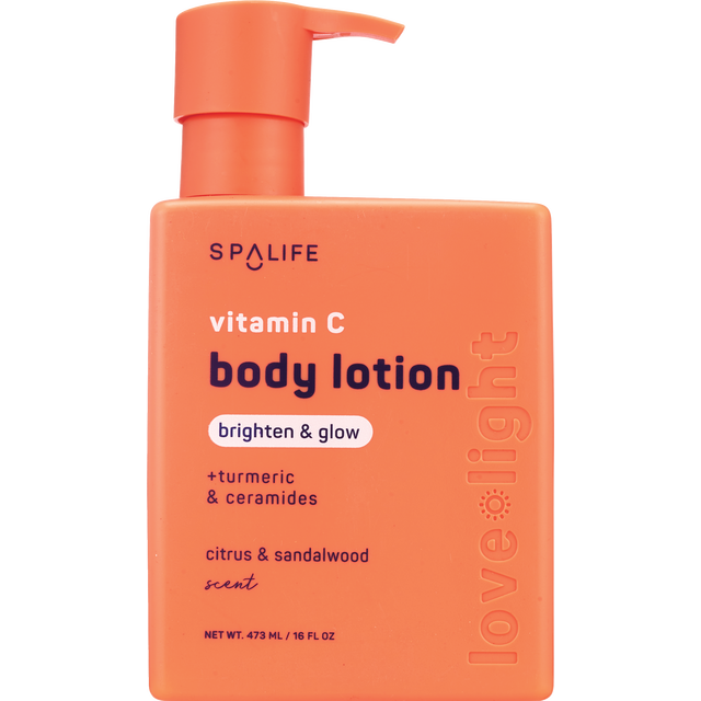 slide 1 of 1, SPALIFE Spa Life Love And Light Vitamin C Body Lotion, 10 oz