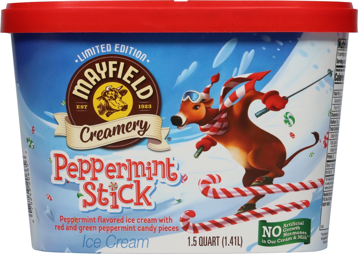 slide 7 of 9, Mayfield Creamery Peppermint Stick Ice Cream 1.5 qt, 1.5 qt