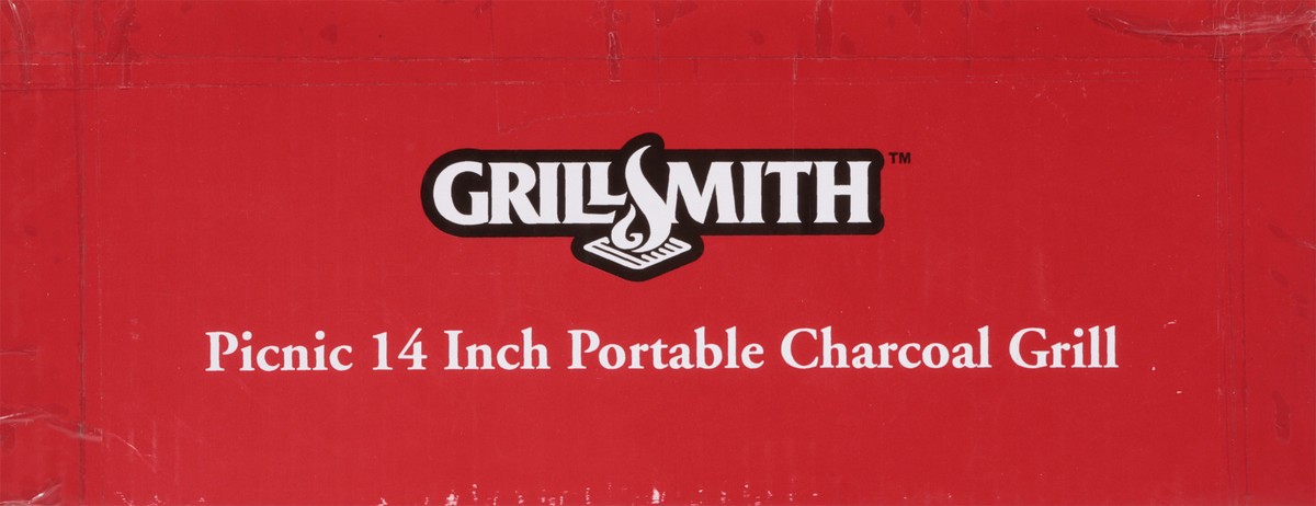 slide 11 of 12, Grillsmith Portable Picnic 14 Inch Charcoal Grill 1 ea, 1 ct