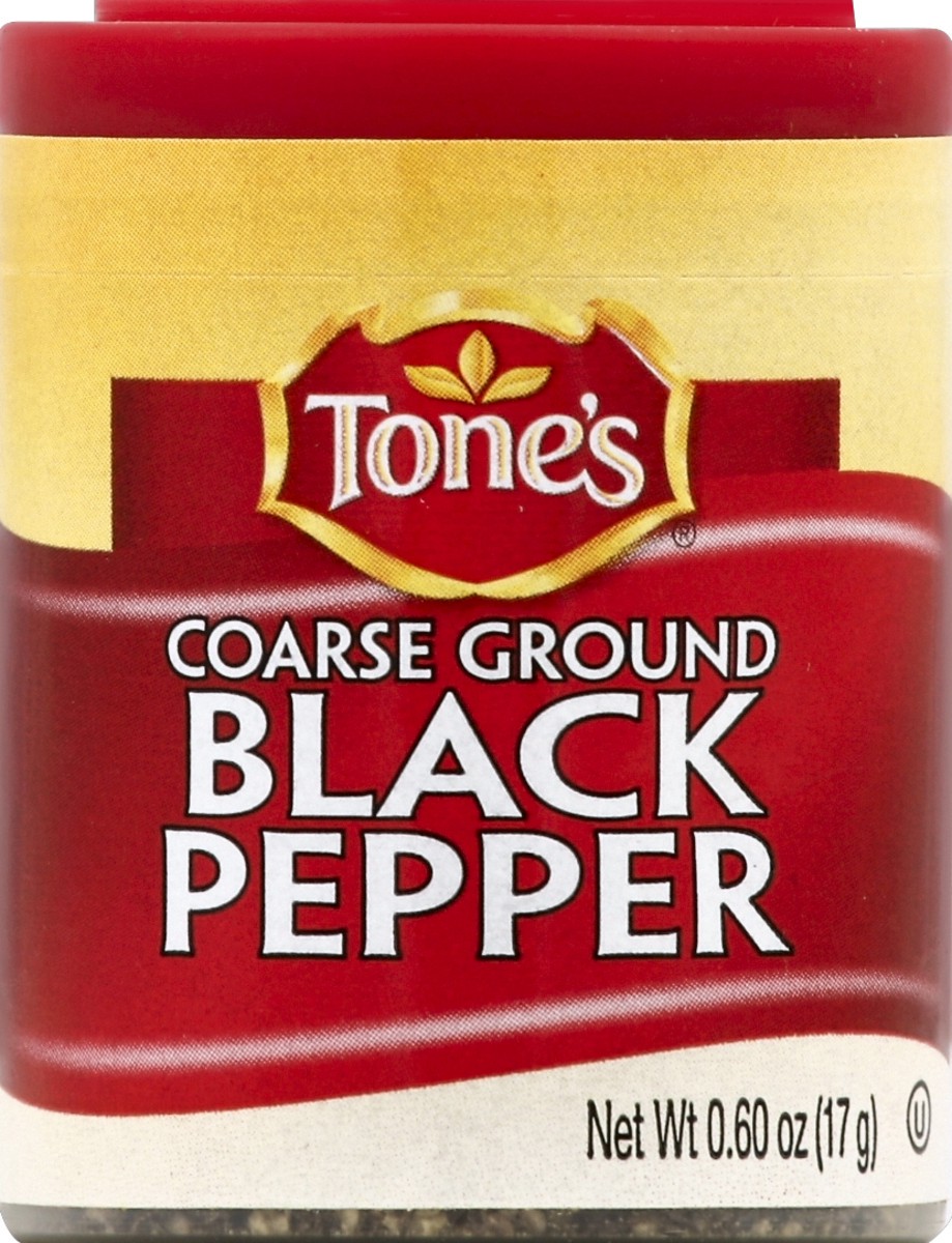 slide 1 of 2, Tone's Black Pepper 0.6 oz, 0.6 oz