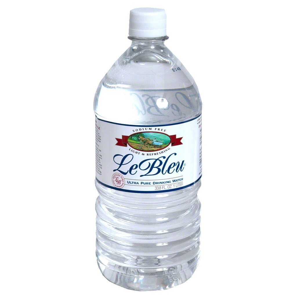 slide 1 of 1, Le Bleu Pure Water - 1 liter, 1 liter