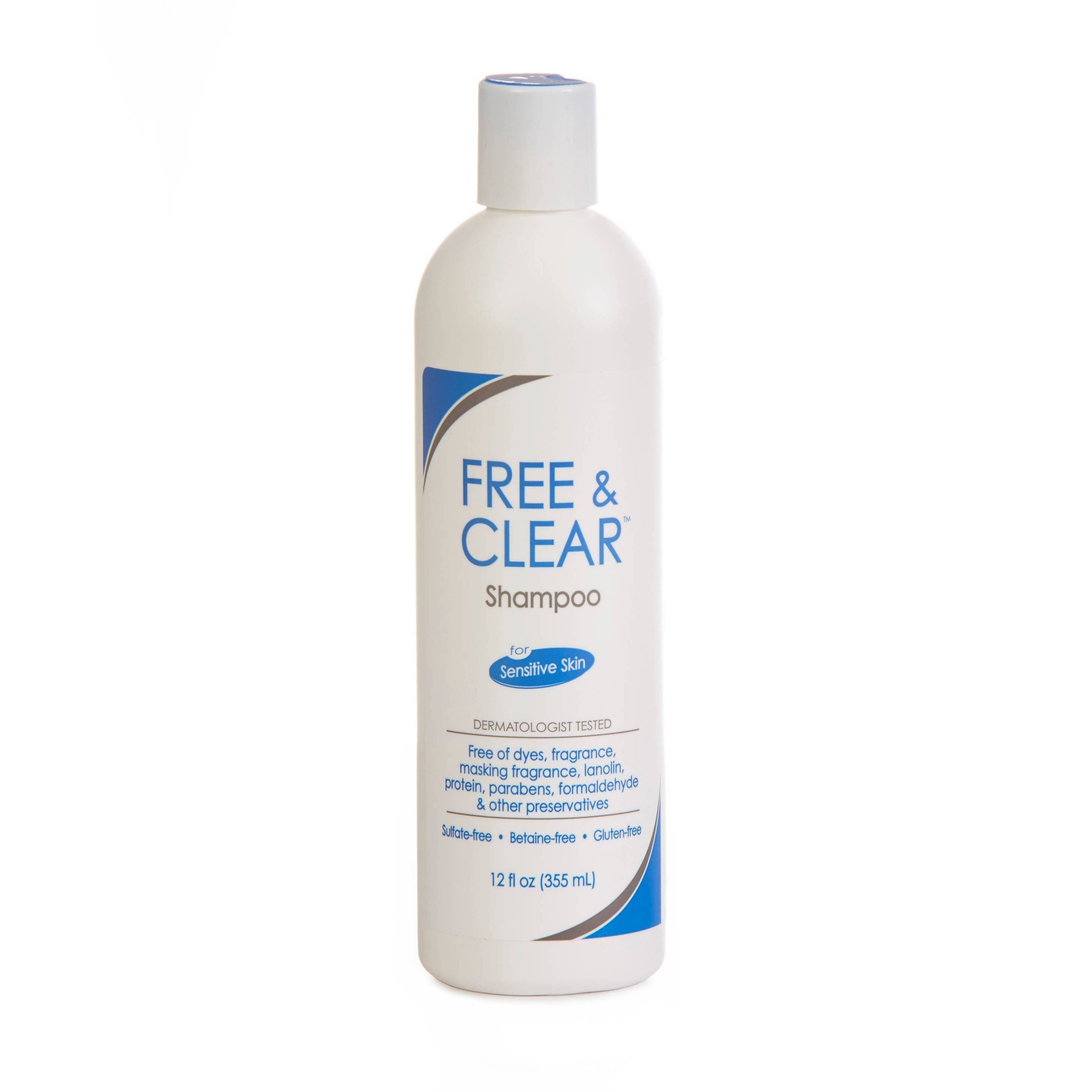 slide 1 of 2, Free & Clear Shampoo, 12 oz
