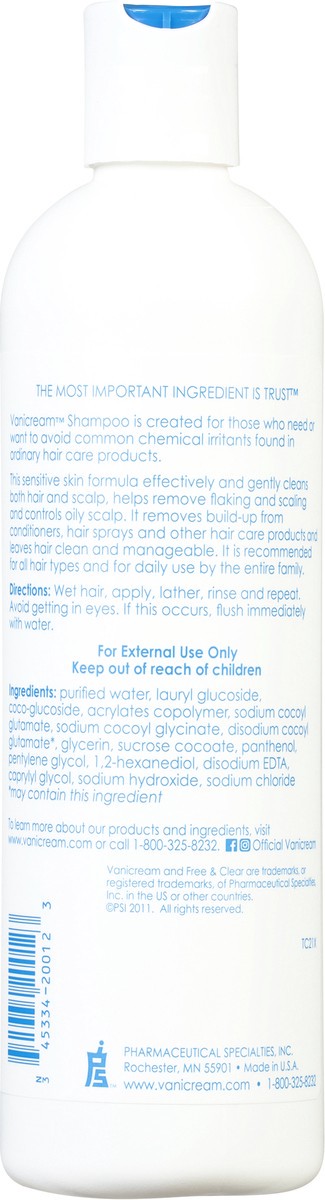 slide 5 of 9, Vanicream Shampoo for Sensitive Skin 12 fl oz, 12 fl oz