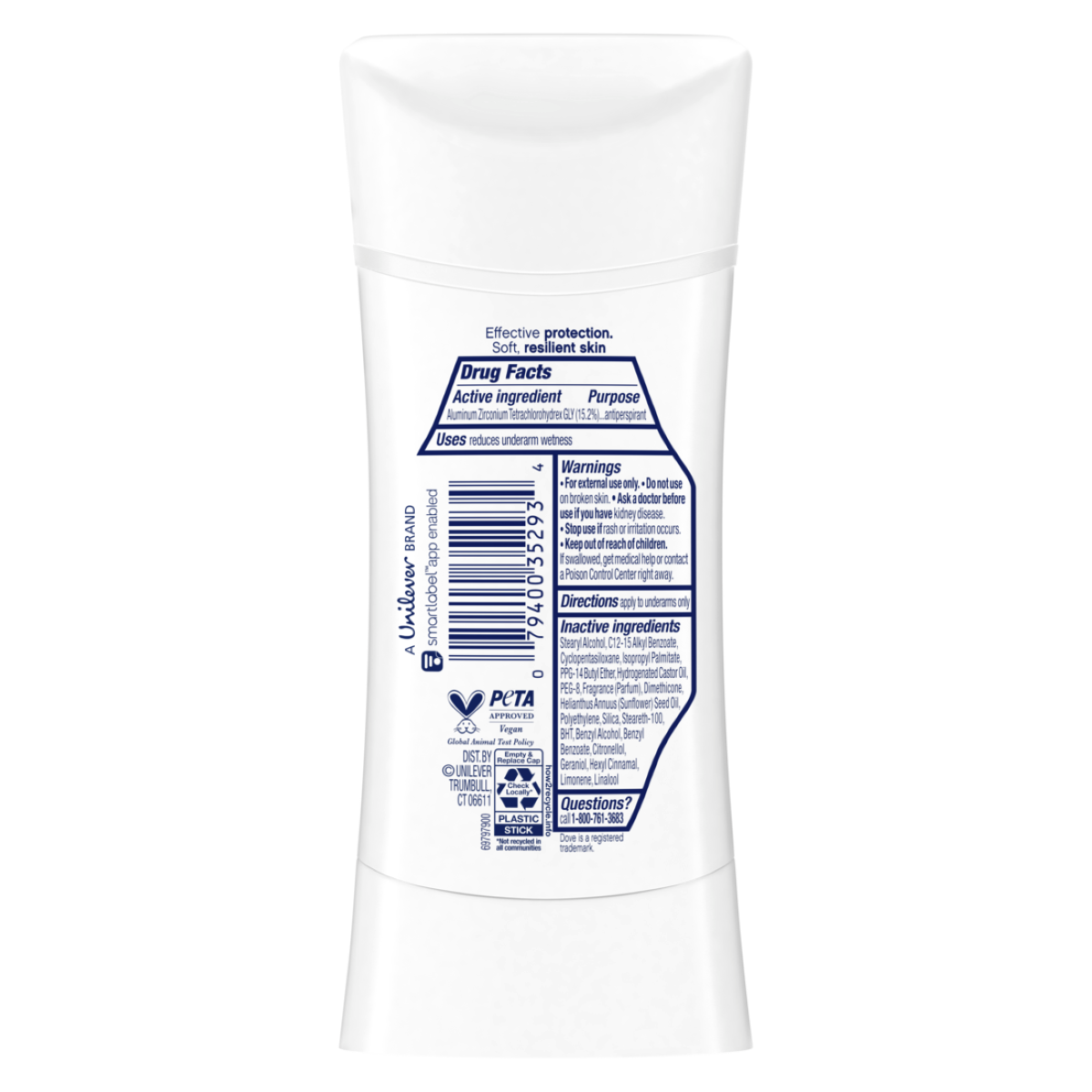 slide 4 of 21, Dove Beauty Finish Antiperspirant Deodorant Stick, 2 ct