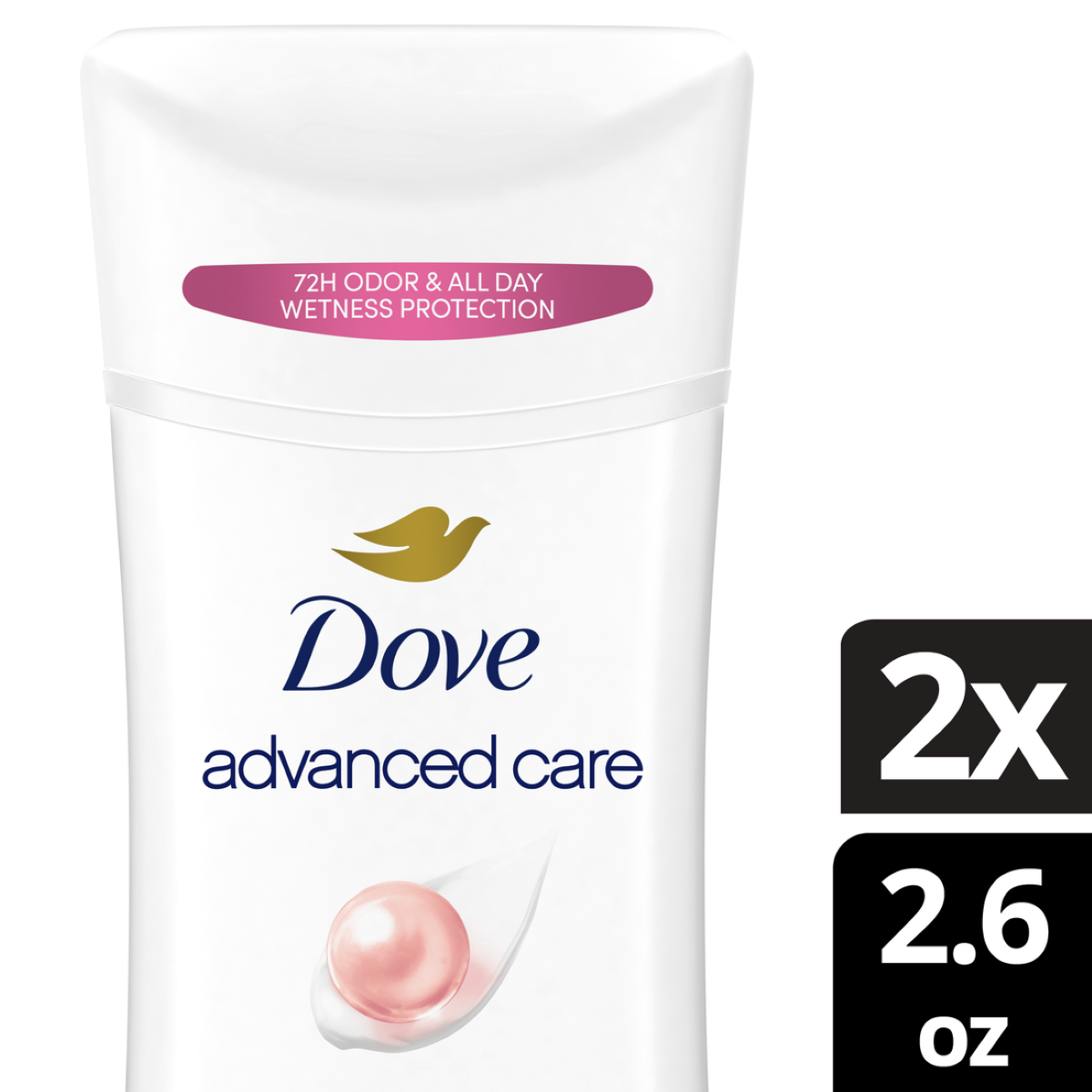 slide 1 of 21, Dove Beauty Finish Antiperspirant Deodorant Stick, 2 ct