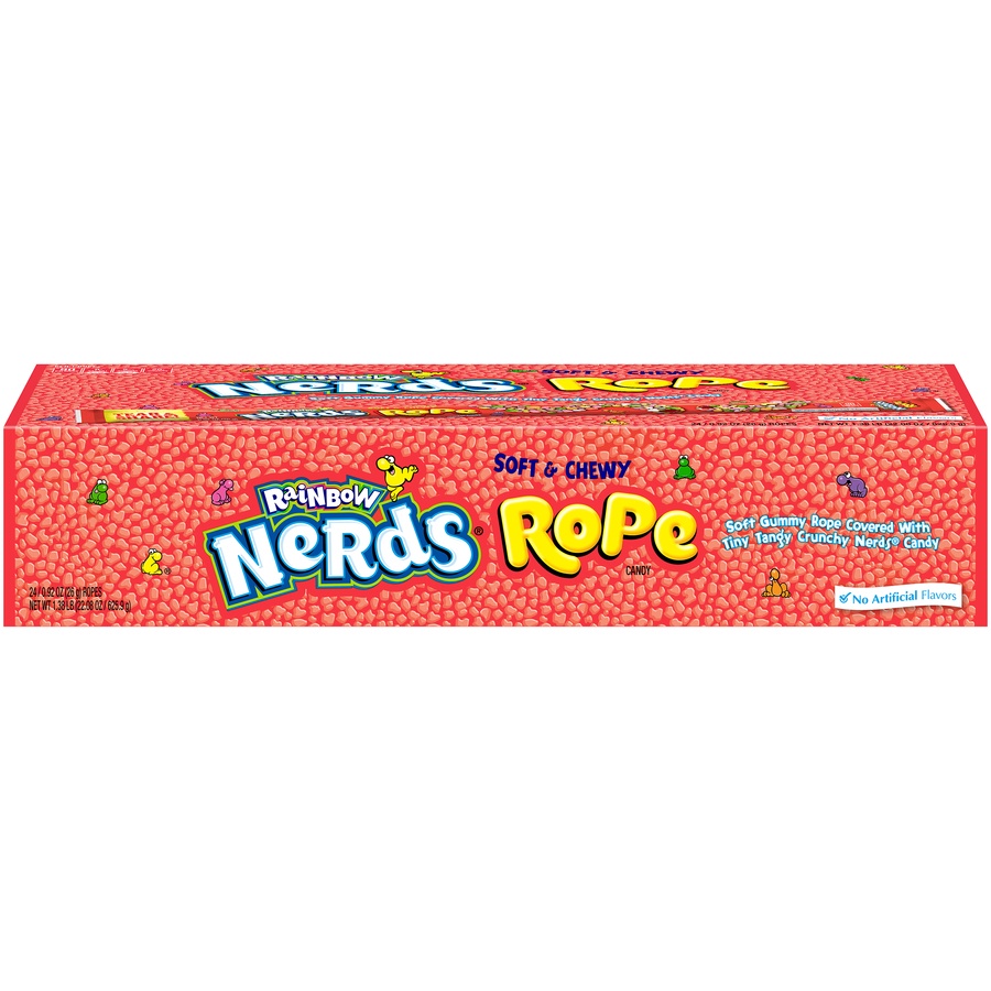 slide 1 of 8, Nerds Rope Candy 0.92 Oz, 24Ct, 228 oz