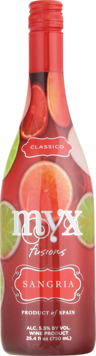 slide 9 of 11, MYX Fusions Classico Sangria, 750 ml