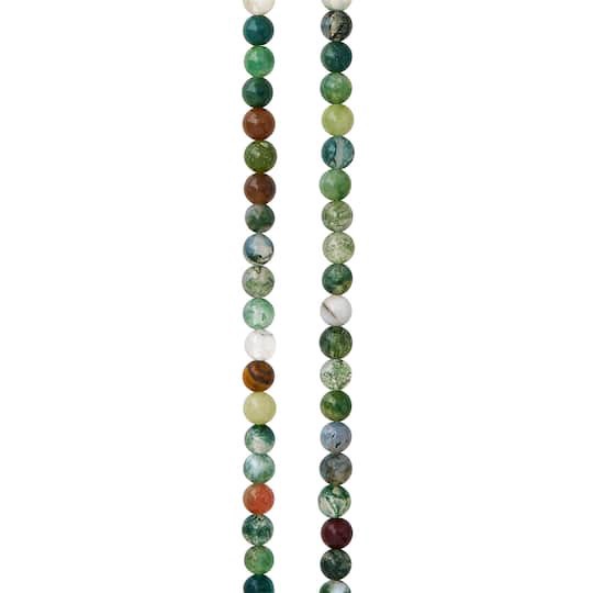 slide 1 of 3, Multicolor Fancy Jasper Round Beads, 4mm By Bead Landing, 4 mm