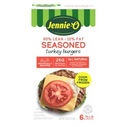 JENNIE-O Frozen Turkey Burger Seasoned
