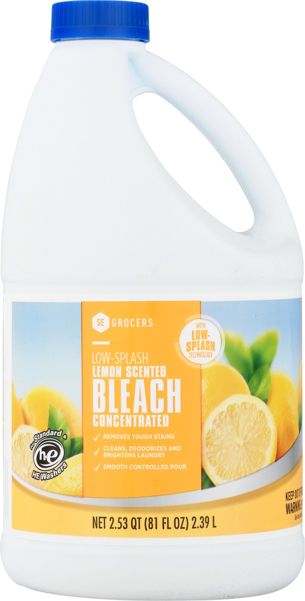 slide 10 of 12, SE Grocers Lemon Bleach, 81 oz