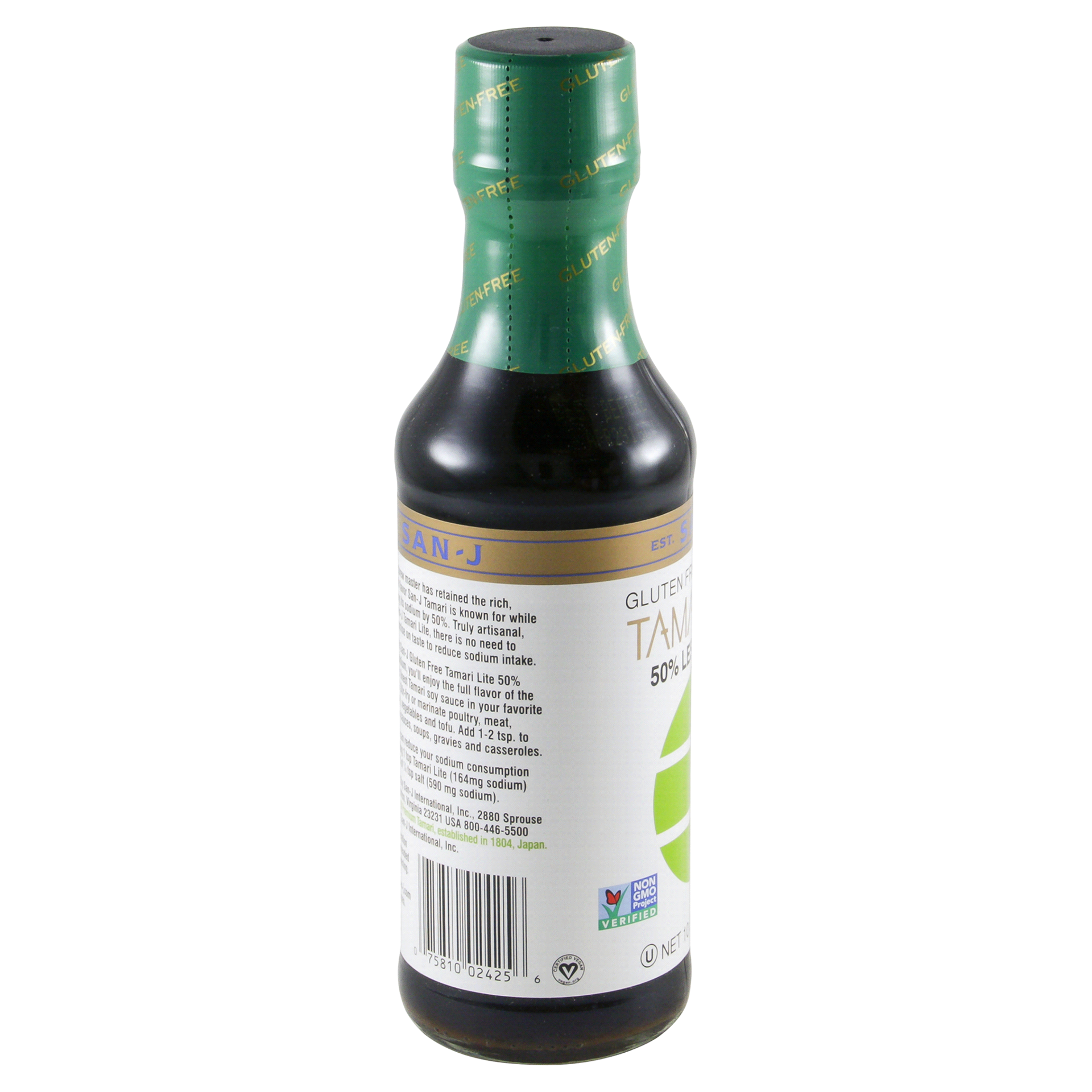 slide 8 of 13, San-J Tamari Lite Brewed Soy Sauce 10 oz, 10 oz